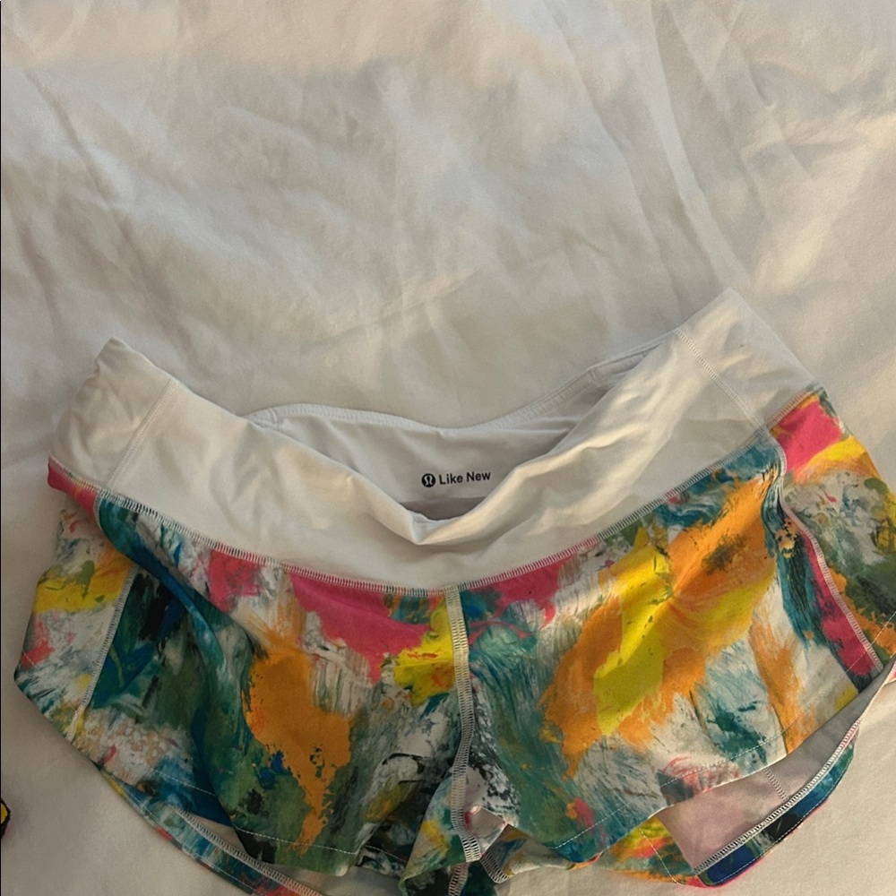 lululemon athletica tie-dye 2.5” speed ups